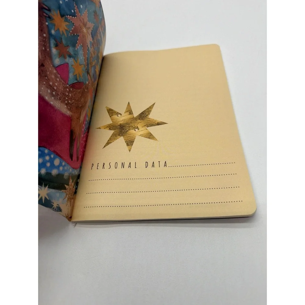 BV by Bruno Visconti Lined Notebook Whimsical Enchanted Forest Celestial Art